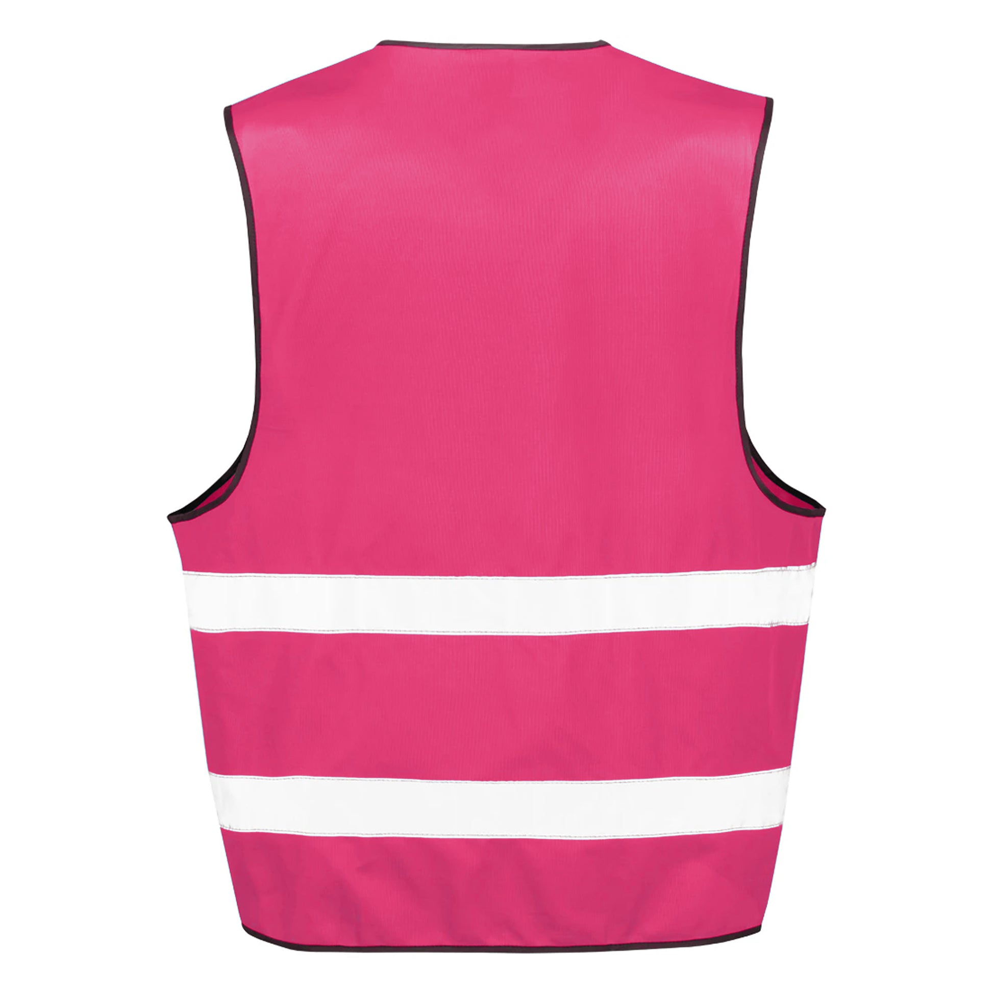 Raspberry - Back - Result Adults Unisex Core Enhanced Vis Vest