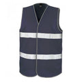 Navy - Front - Result Adults Unisex Core Enhanced Vis Vest
