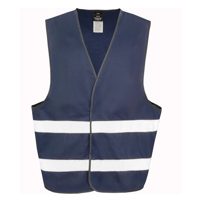 Navy - Front - Result Adults Unisex Core Enhanced Vis Vest