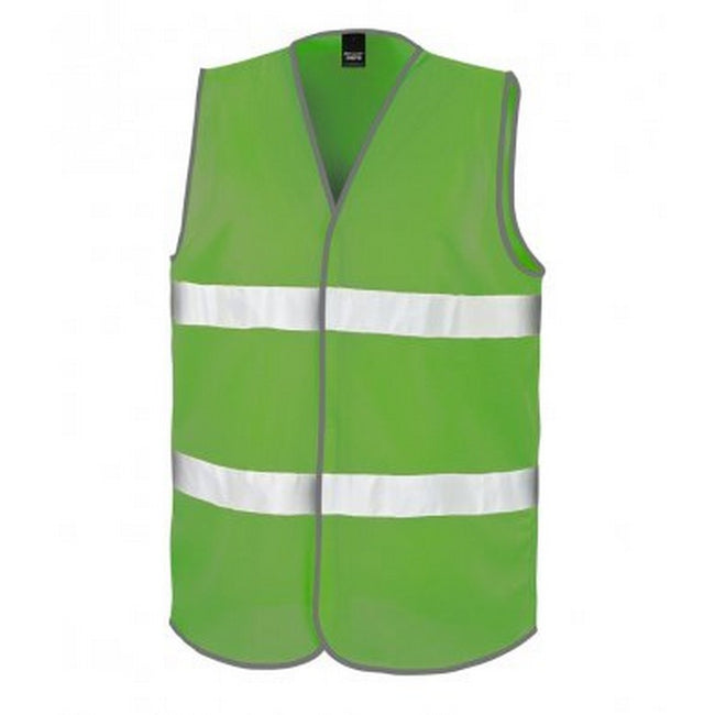Lime Green - Front - Result Adults Unisex Core Enhanced Vis Vest