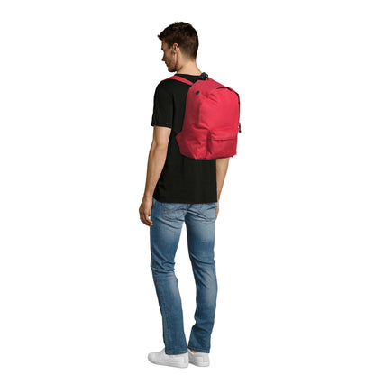 Red - Back - SOLS Rider Backpack - Rucksack Bag