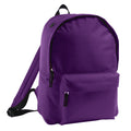 Dark Purple - Front - SOLS Rider Backpack - Rucksack Bag