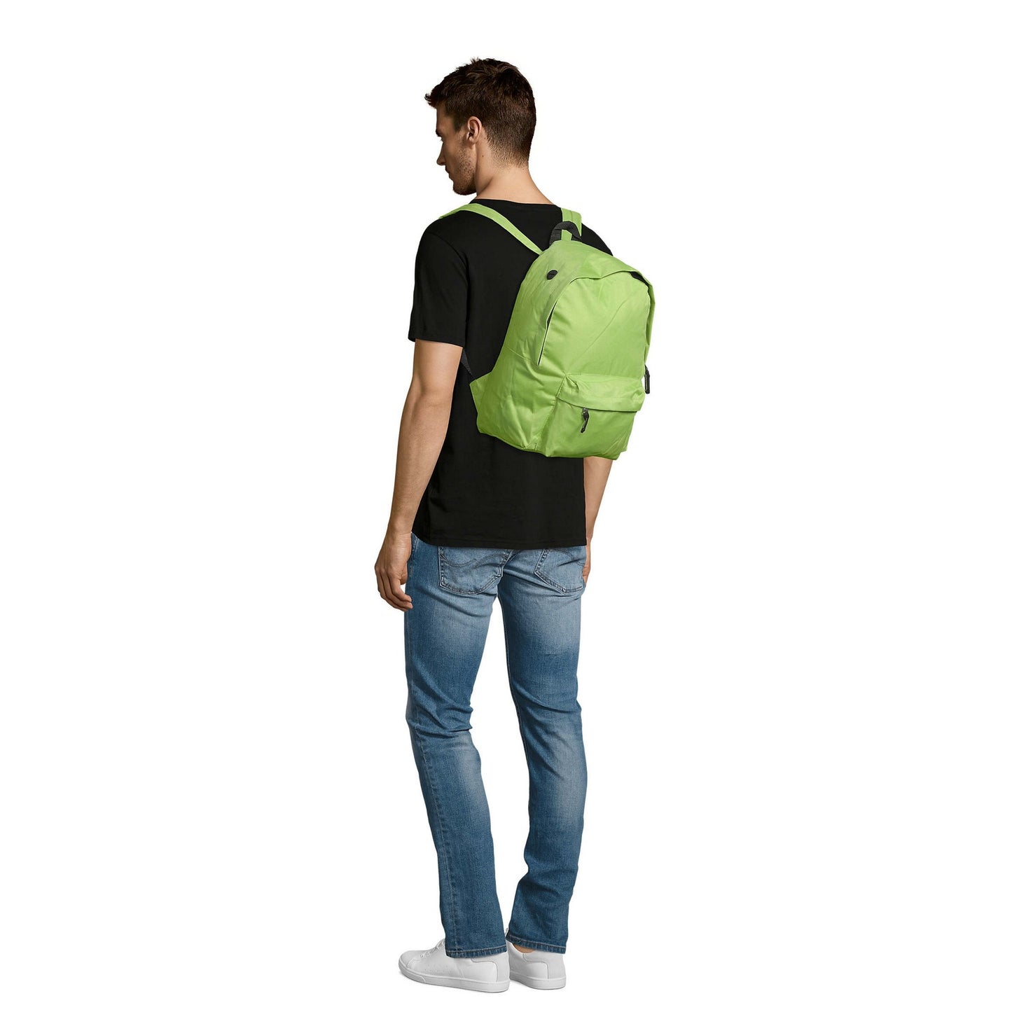 Apple Green - Back - SOLS Rider Backpack - Rucksack Bag