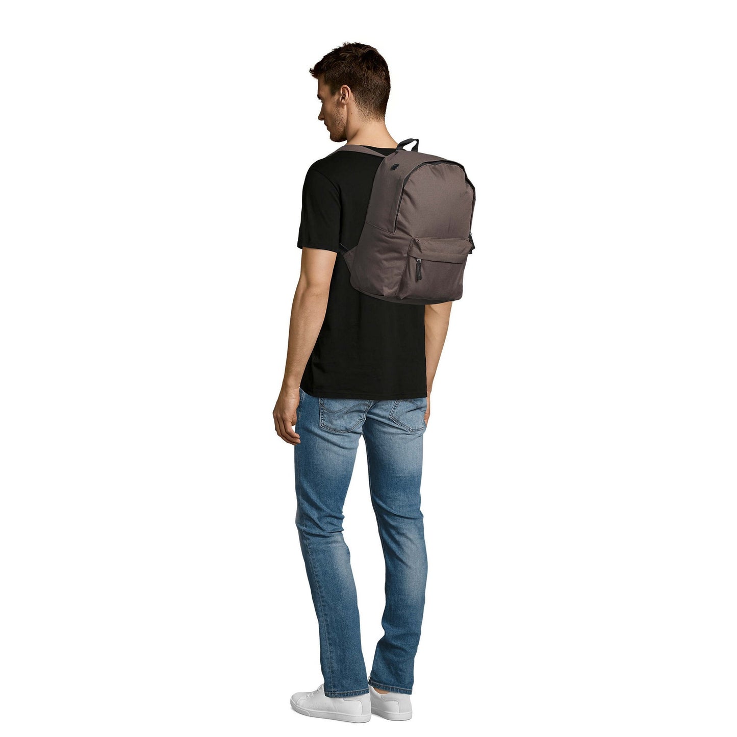Chocolate - Back - SOLS Rider Backpack - Rucksack Bag