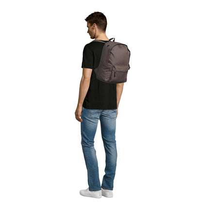 Chocolate - Back - SOLS Rider Backpack - Rucksack Bag