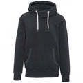Vintage Charcoal - Front - Kariban Vintage Adults Unisex Hooded Sweatshirt