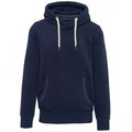 Vintage Navy - Front - Kariban Vintage Adults Unisex Hooded Sweatshirt