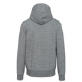 Slub Grey Heather - Back - Kariban Vintage Adults Unisex Zip Hooded Sweatshirt