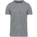 Slub Grey Heather - Front - Kariban Vintage Mens Short Sleeve T-Shirt