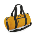 Mustard - Front - BagBase Recycled Barrel Bag