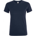 French Navy - Front - SOLS Womens-Ladies Regent Short Sleeve T-Shirt