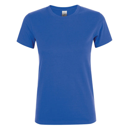 Royal Blue - Front - SOLS Womens-Ladies Regent Short Sleeve T-Shirt