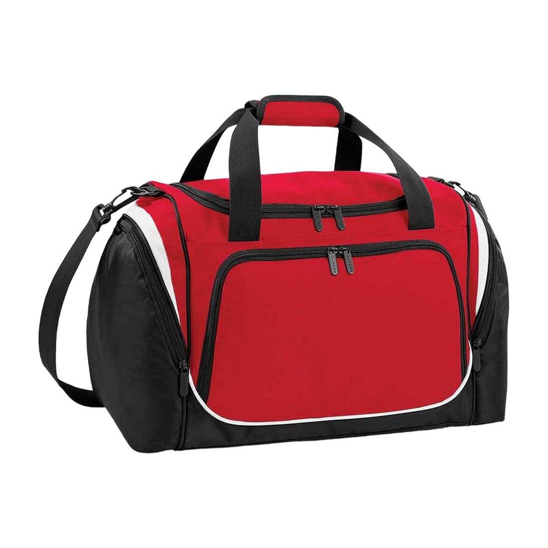 Red-Black-White - Front - Quadra Pro Team Locker Bag