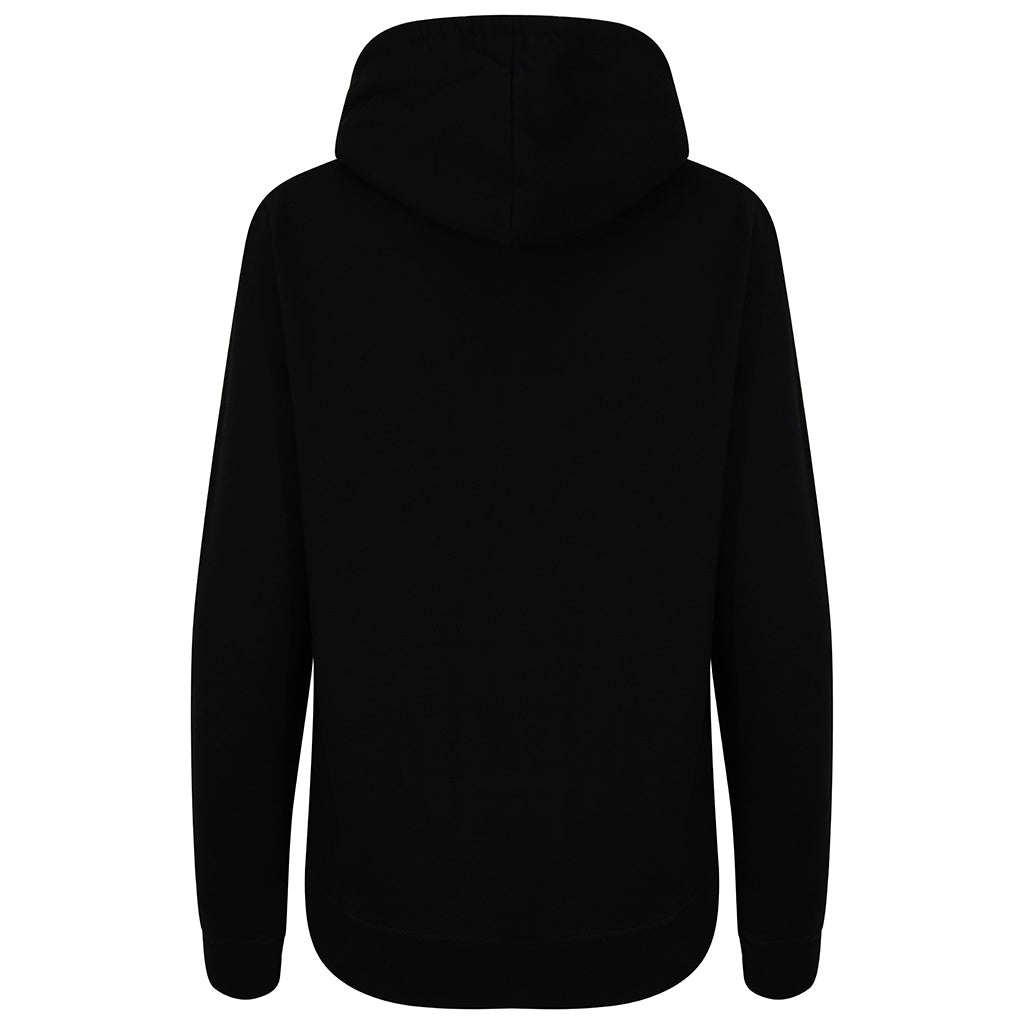 Deep Black - Back - AWDis Womens-Ladies Girlie College Hoodie