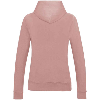 Dusty Pink - Back - AWDis Womens-Ladies Girlie College Hoodie