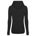 Black Smoke - Back - AWDis Womens-Ladies Girlie College Hoodie