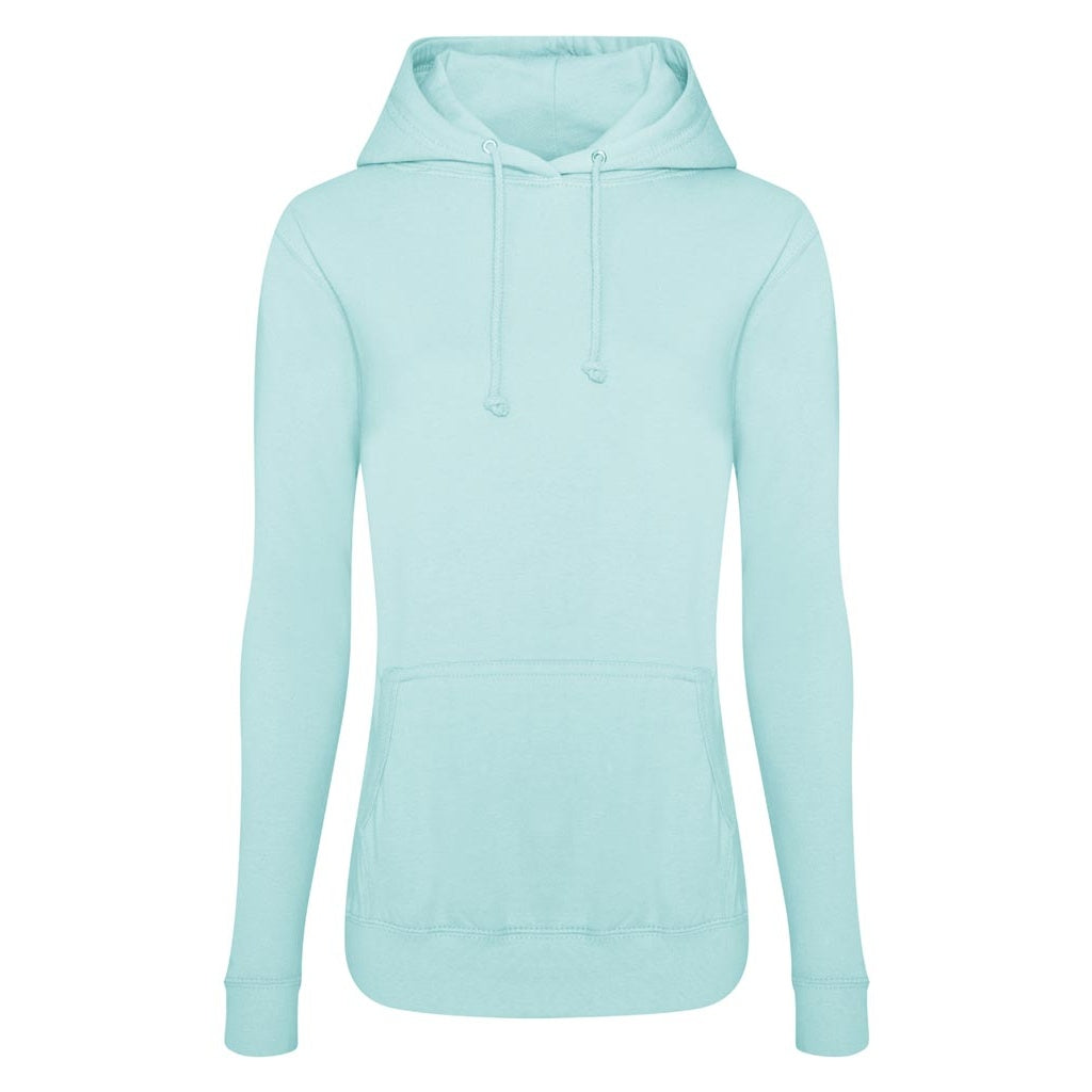 Peppermint - Front - AWDis Womens-Ladies Girlie College Hoodie