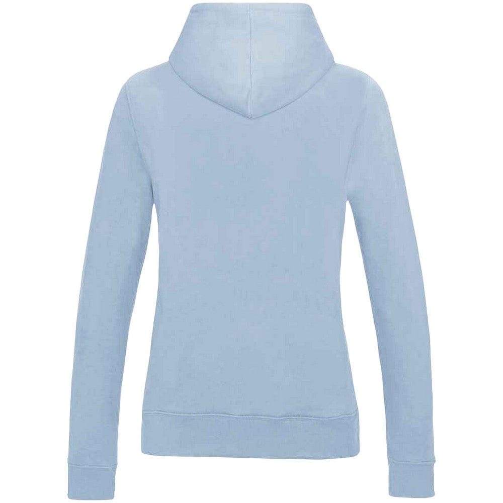 Sky Blue - Back - AWDis Womens-Ladies Girlie College Hoodie