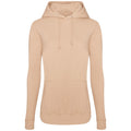 Cream - Front - AWDis Womens-Ladies Girlie College Hoodie