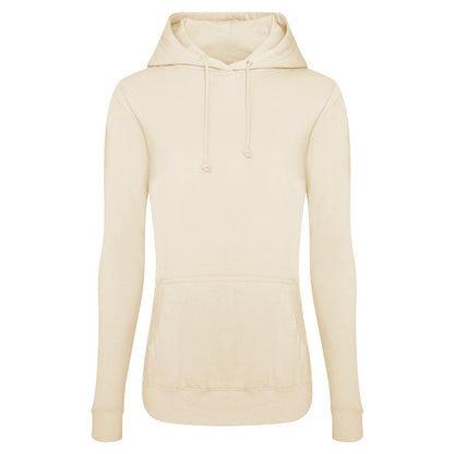 Vanilla - Front - AWDis Womens-Ladies Girlie College Hoodie