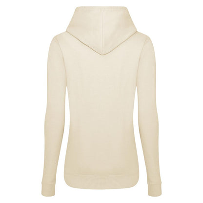 Vanilla - Back - AWDis Womens-Ladies Girlie College Hoodie