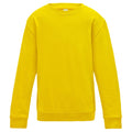 Sun Yellow - Front - AWDis Just Hoods Childrens-Kids Sweatshirt