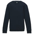 French Navy - Front - AWDis Just Hoods Childrens-Kids Sweatshirt