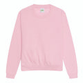 Baby Pink - Front - AWDis Just Hoods Childrens-Kids Sweatshirt