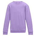 Digital Lavender - Front - AWDis Just Hoods Childrens-Kids Sweatshirt