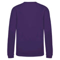 Purple - Back - AWDis Just Hoods Childrens-Kids Sweatshirt