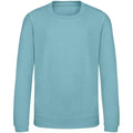 Seafoam - Front - AWDis Just Hoods Childrens-Kids Sweatshirt