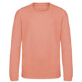 Dusty Pink - Front - AWDis Just Hoods Childrens-Kids Sweatshirt