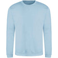 Ice Blue - Front - AWDis Adults Unisex Just Hoods Sweatshirt