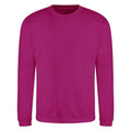 Festival Fuchsia - Front - AWDis Adults Unisex Just Hoods Sweatshirt