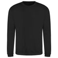 Jet Black - Front - AWDis Adults Unisex Just Hoods Sweatshirt