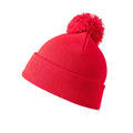 Red - Back - Result Core Pom Pom Beanie