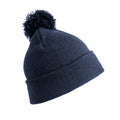 Navy - Front - Result Core Pom Pom Beanie