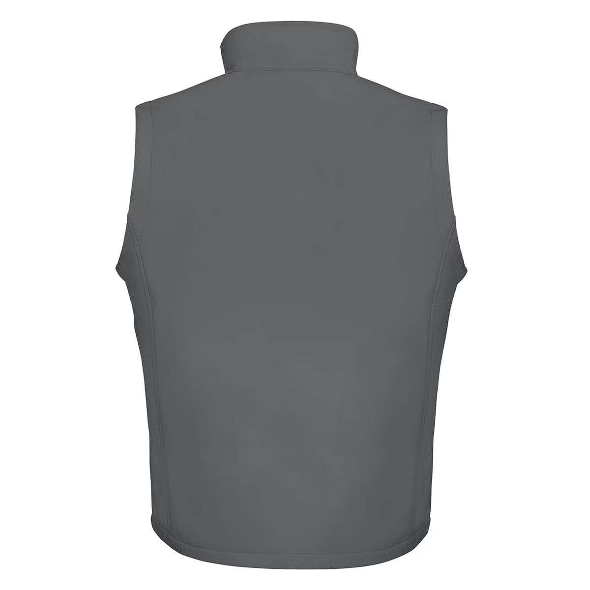 Charcoal-Black - Back - Result Mens Core Printable Soft Shell Bodywarmer