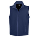 Navy - Front - Result Mens Core Printable Soft Shell Bodywarmer
