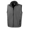 Charcoal-Black - Front - Result Mens Core Printable Soft Shell Bodywarmer