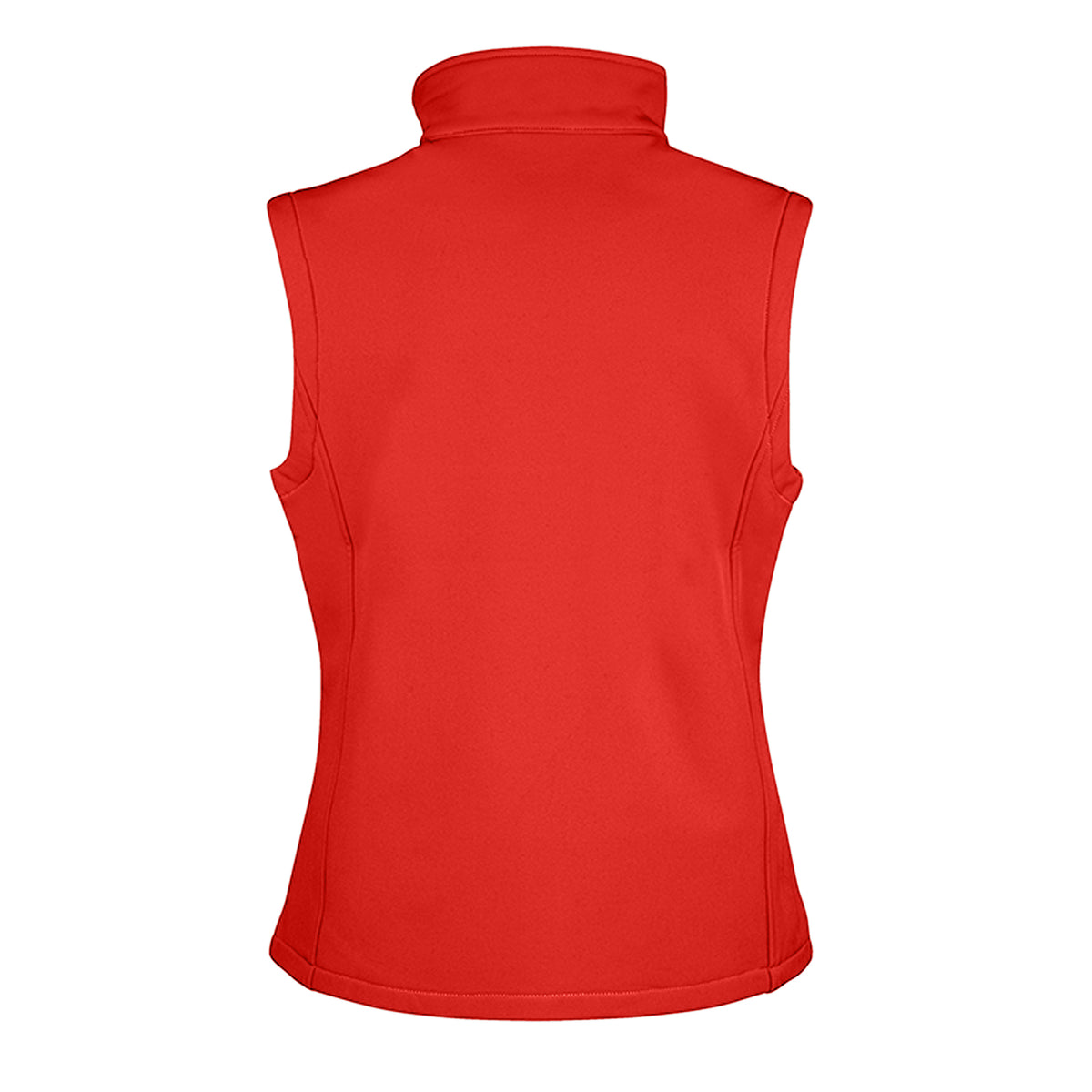 Red-Black - Back - Result Womens-Ladies Core Printable Soft Shell Bodywarmer