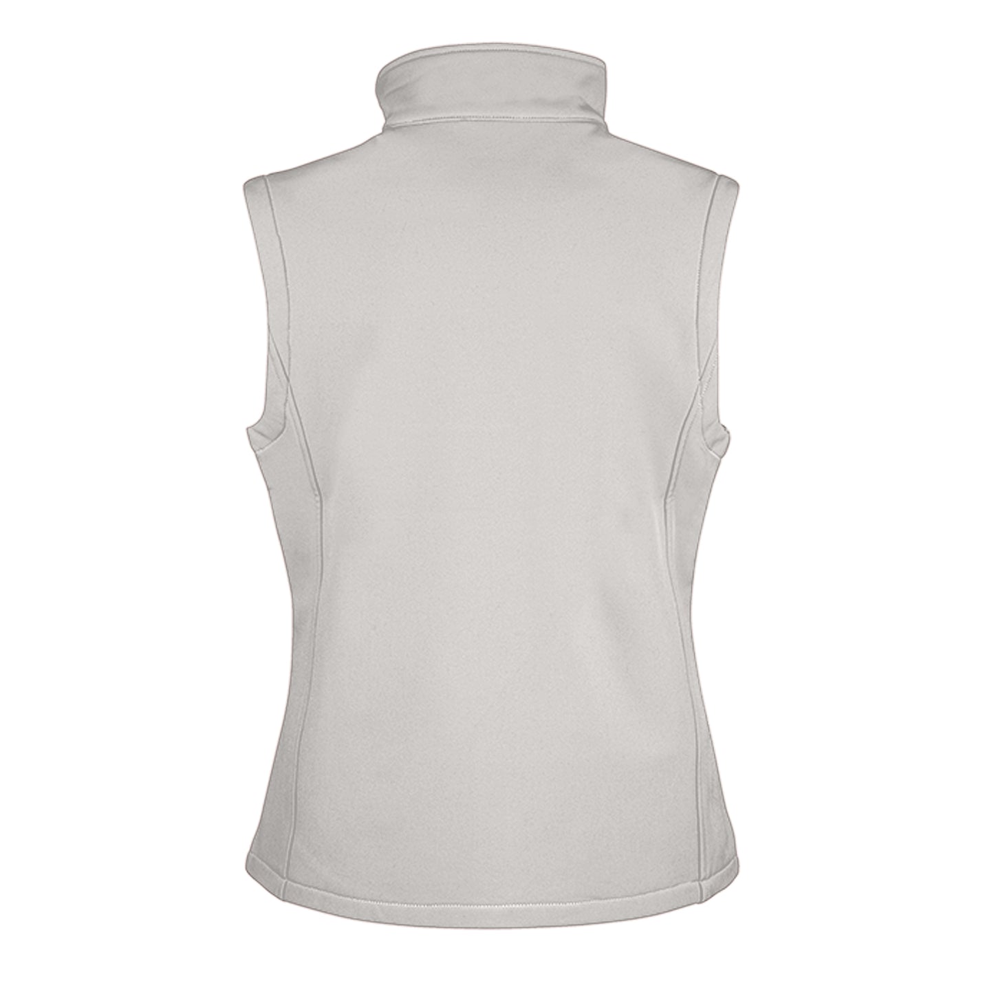 White-Black - Back - Result Womens-Ladies Core Printable Soft Shell Bodywarmer