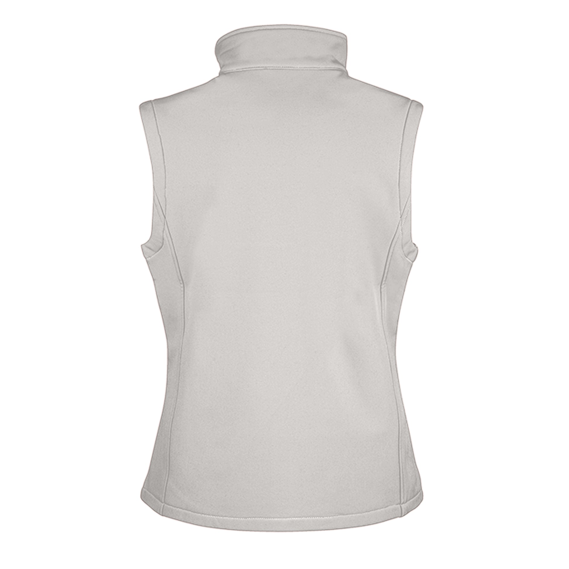 White-Black - Back - Result Womens-Ladies Core Printable Soft Shell Bodywarmer