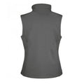 Charcoal-Black - Back - Result Womens-Ladies Core Printable Soft Shell Bodywarmer