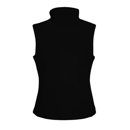 Black-Black - Back - Result Womens-Ladies Core Printable Soft Shell Bodywarmer