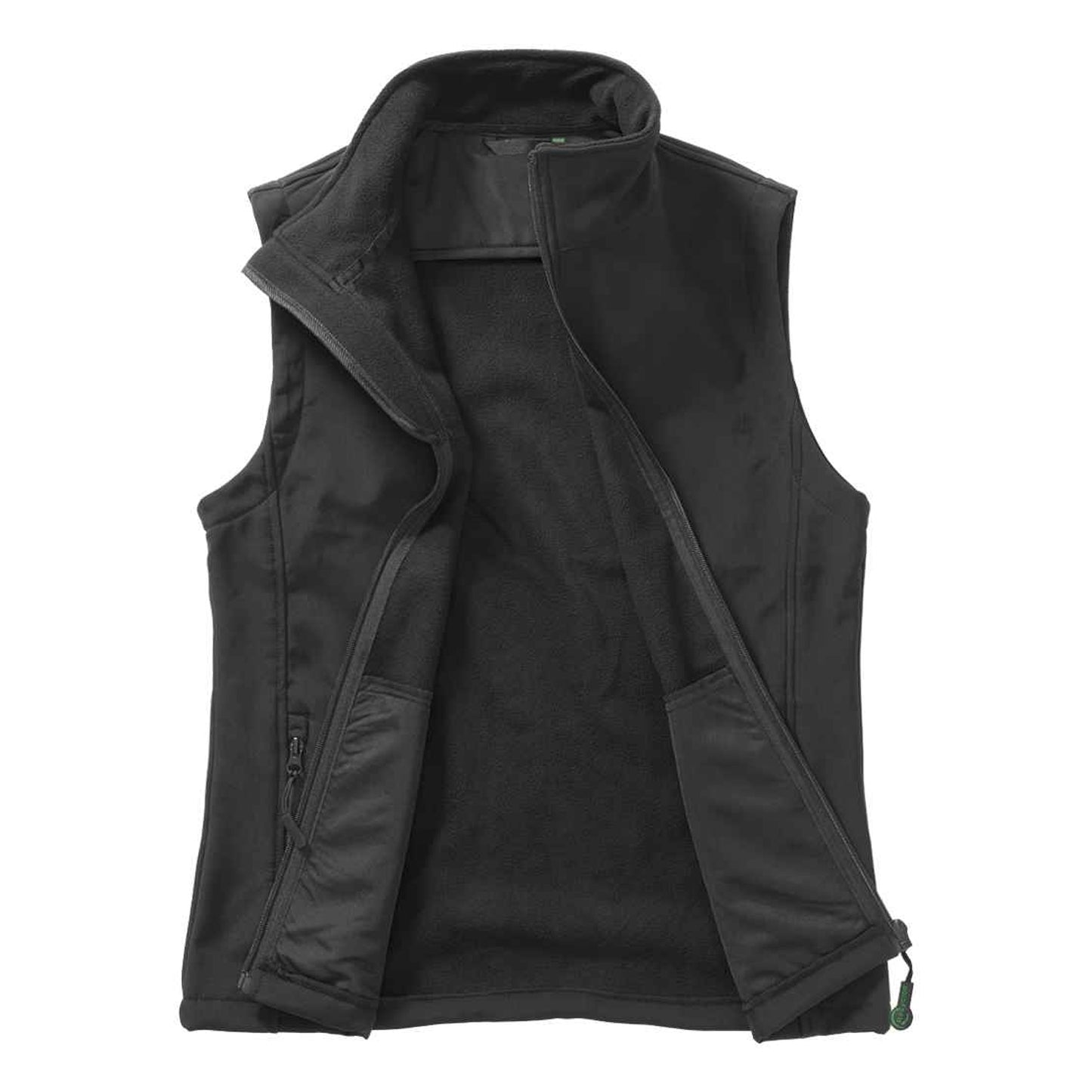 Black-Black - Side - Result Womens-Ladies Core Printable Soft Shell Bodywarmer