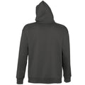 Dark Grey - Back - SOLS Slam Unisex Hooded Sweatshirt - Hoodie