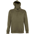 Army - Front - SOLS Slam Unisex Hooded Sweatshirt - Hoodie