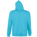 Turquoise - Back - SOLS Slam Unisex Hooded Sweatshirt - Hoodie