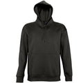 Black - Front - SOLS Slam Unisex Hooded Sweatshirt - Hoodie
